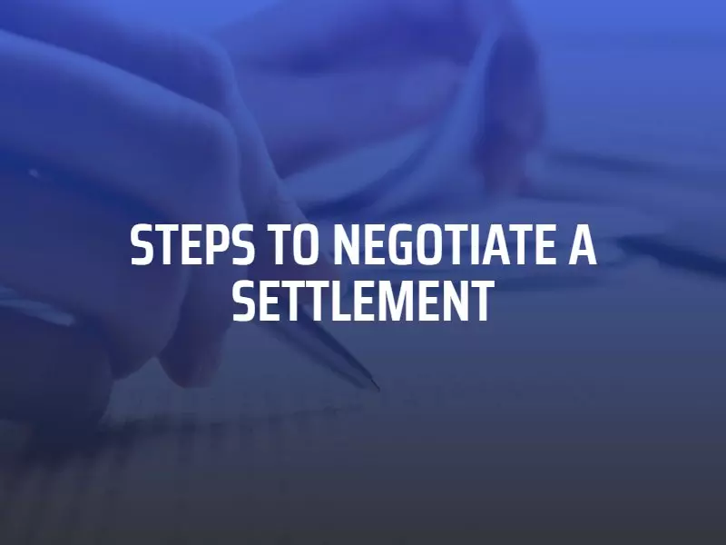 how to negotiate a settlement with an insurance claims adjuster