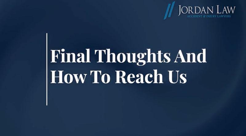 Final Thoughts & How to Reach Us Final Thoughts & How to Reach Us