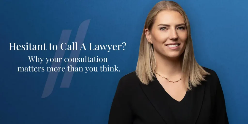 Hesitant to call a lawyer