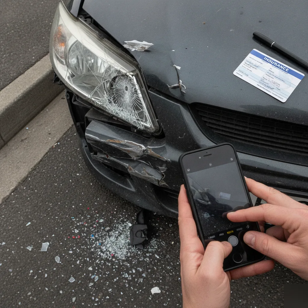 Documenting car accident damage with photos in the first 24 hours