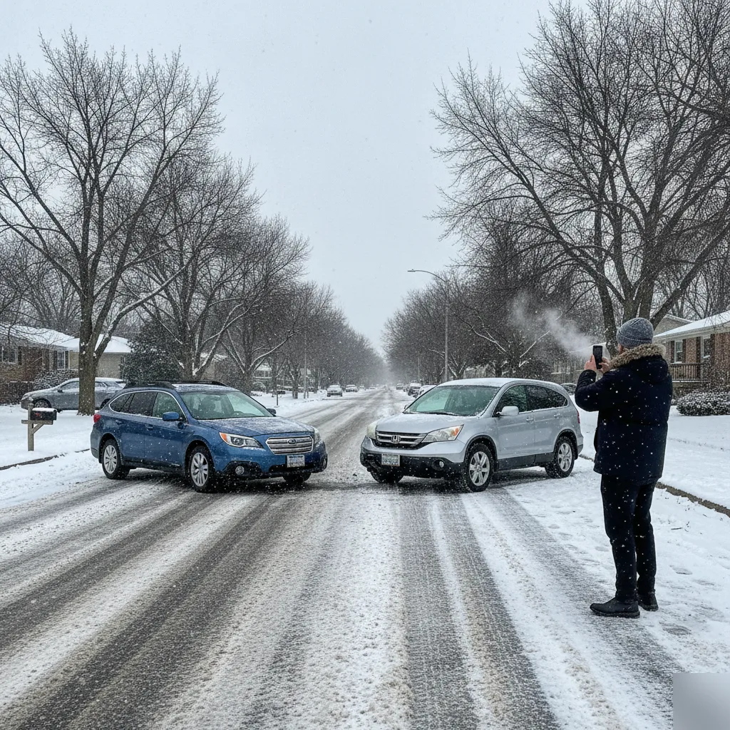Winter car accident scenario affecting a Colorado filing deadline in Greenwood Village