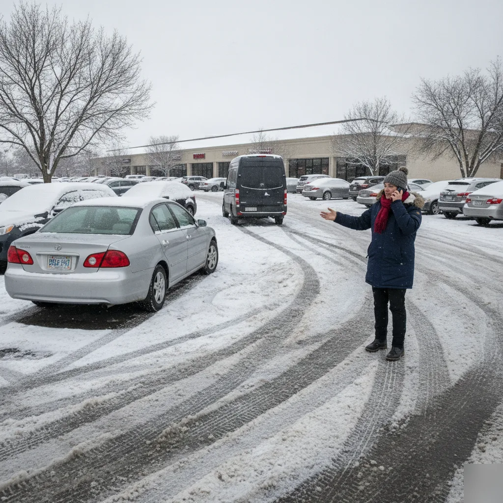 Winter hit-and-run in a Greenwood Village parking lot